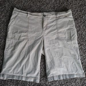Lane Bryant Lightly used beige size 16 shorts